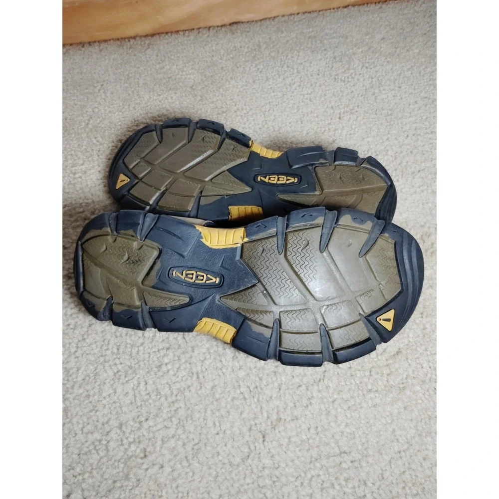 KEEN Daytona II Leather Fisherman Sandals Brown Men's 10.5 Comfort Outdoor Beach